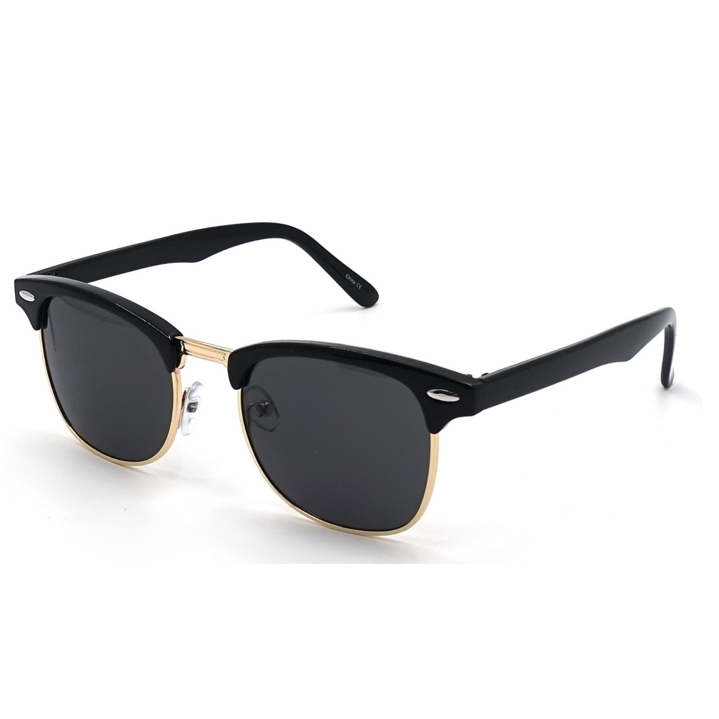 Summit | Unisex Polarized Clubmaster Sunglasses
