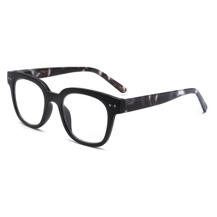 Oceanside b308 Black reading glasses by Winks Readers