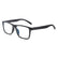 Rowan 206 Black rectangular reading glasses