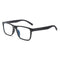 Rowan 206 Black rectangular reading glasses