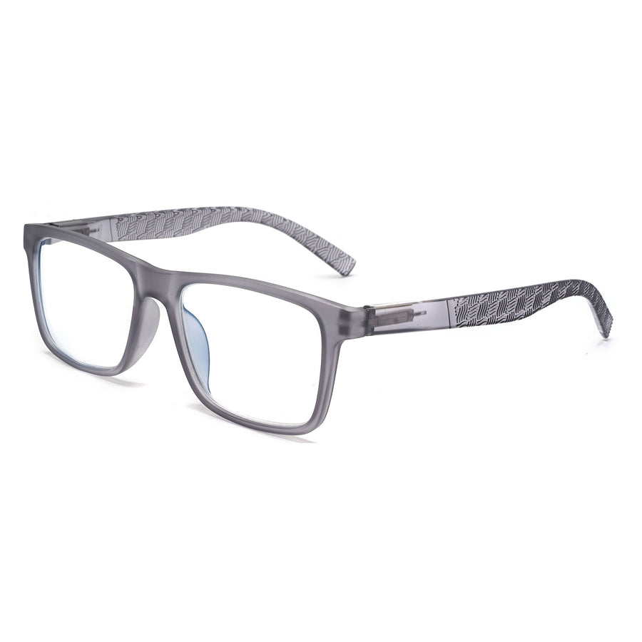 Rowan 206 Gray rectangular reading glasses