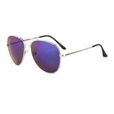 Phoenix Blue Mirror - Gold sunglasses