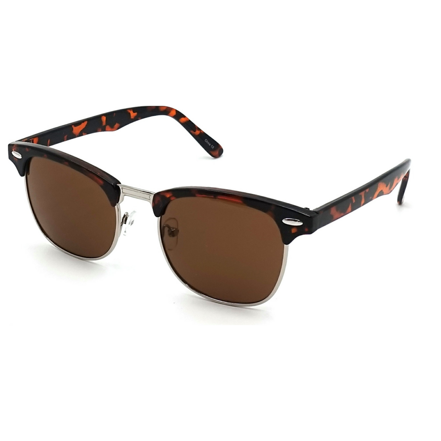 Summit | Unisex Polarized Clubmaster Sunglasses