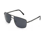 Phantom — Gunmetal / Black Polarized Aviator Sunglasses