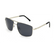 Phantom — Silver / Black Polarized Aviator Sunglasses